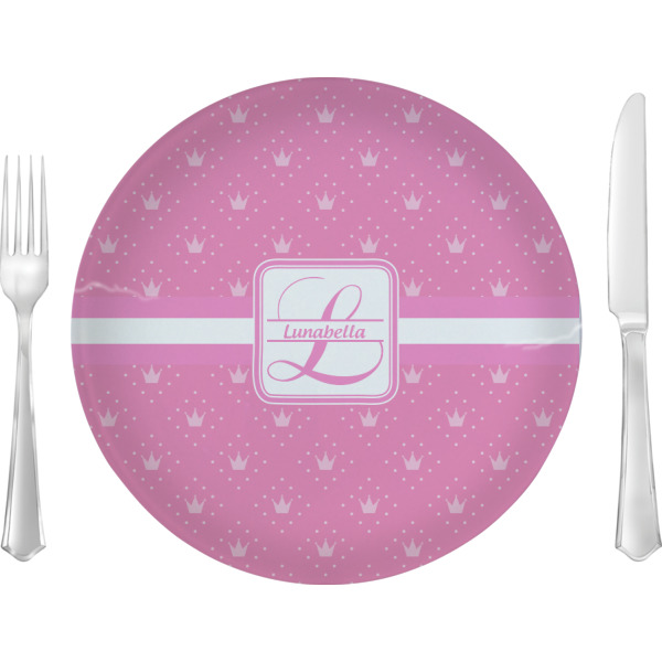 Custom Design Your Own 10" Glass Lunch / Dinner Plate