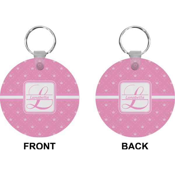 Custom Design - Circle Keychain (Front + Back)