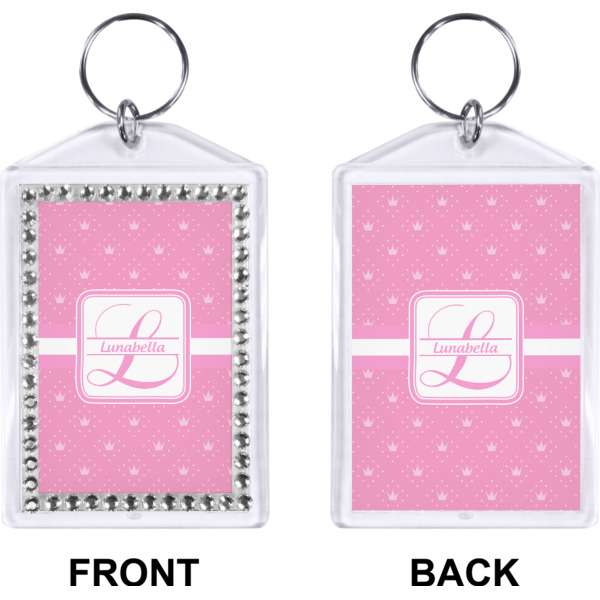 Custom Design - Bling Keychain (Front + Back)