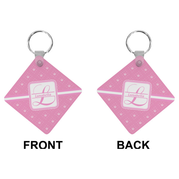 Custom Design - Diamond Keychain (Front + Back)