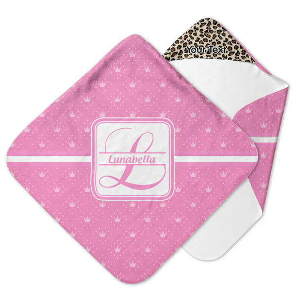Custom Leopard Print Hooded Baby Towel (Personalized)