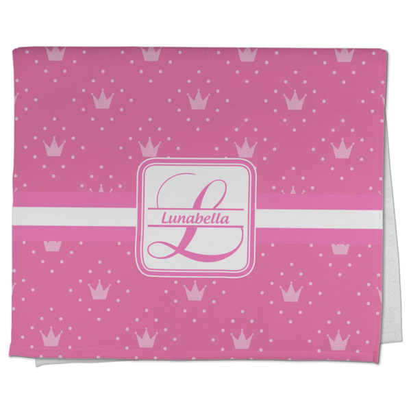 Custom Leopard Print Kitchen Towel - Poly Cotton w/ Name and Initial