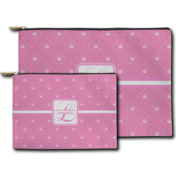 Custom Design - Zippered Pouches - Size Comparison