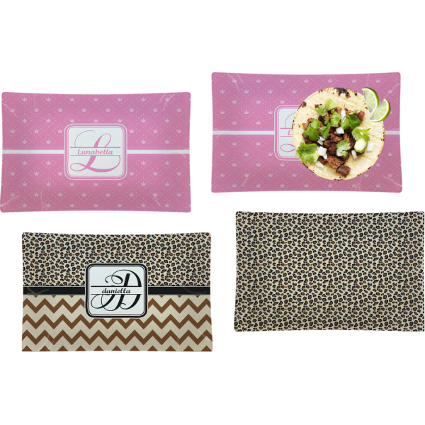 Custom Design - Set of Rectangular Dinner Plates