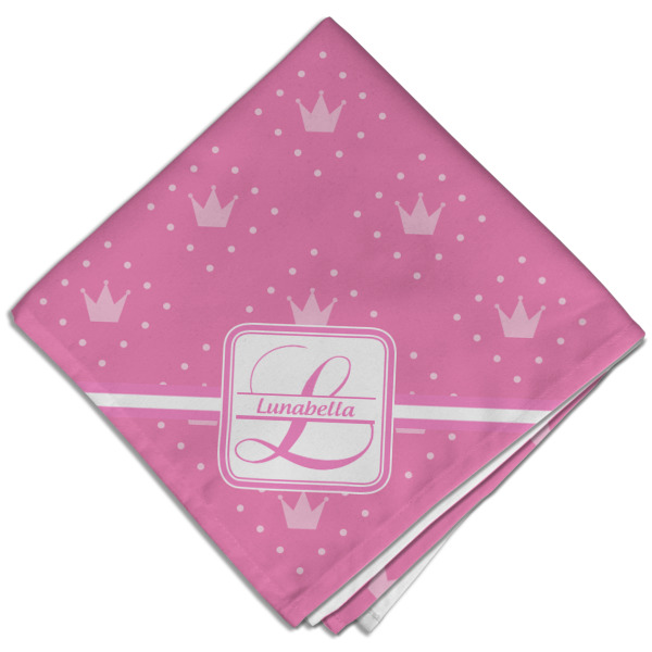 Custom Leopard Print Cloth Dinner Napkin - Single w/ Name and Initial