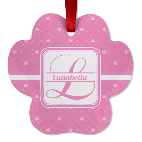 Custom Design - Metal Paw Ornament - Front