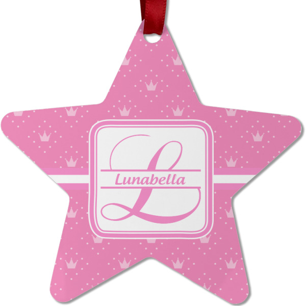 Custom Design - Metal Star Ornament - Front