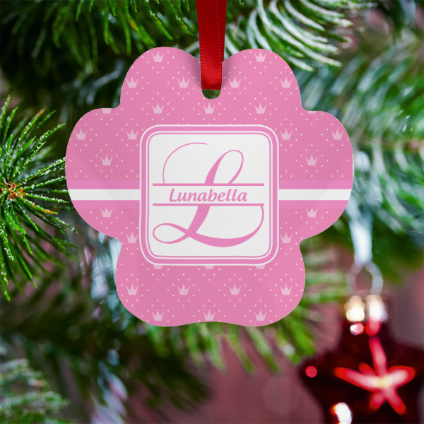 Custom Design - Metal Paw Ornament - Lifestyle