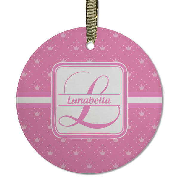 Custom Design - Frosted Glass Ornament - Round