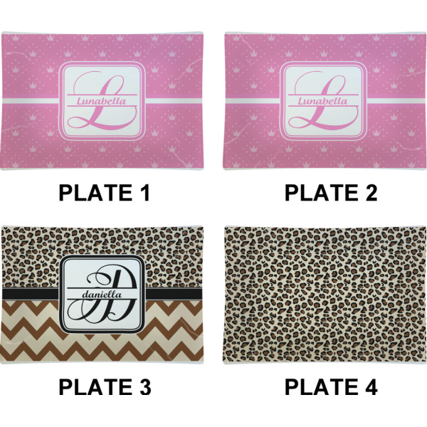 Custom Design - Set of Rectangular Appetizer / Dessert Plates (Approval)