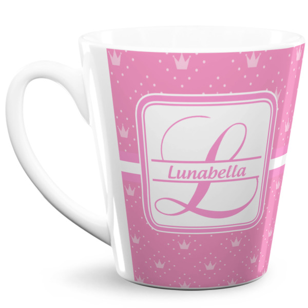 Custom Leopard Print 12 Oz Latte Mug (Personalized)