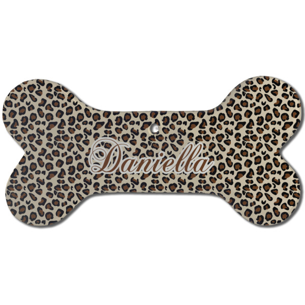 Custom Design - Ceramic Flat Ornament - Bone Front