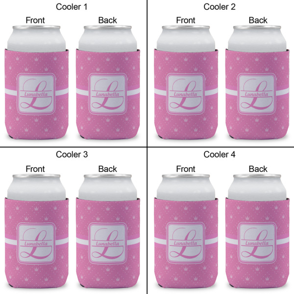 Custom Design - Can Cooler - Standard 12oz - Set of 4 - Front & Back