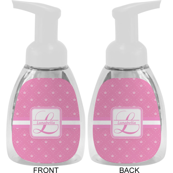 Custom Design - Foam Soap Bottle - White - Front & Back