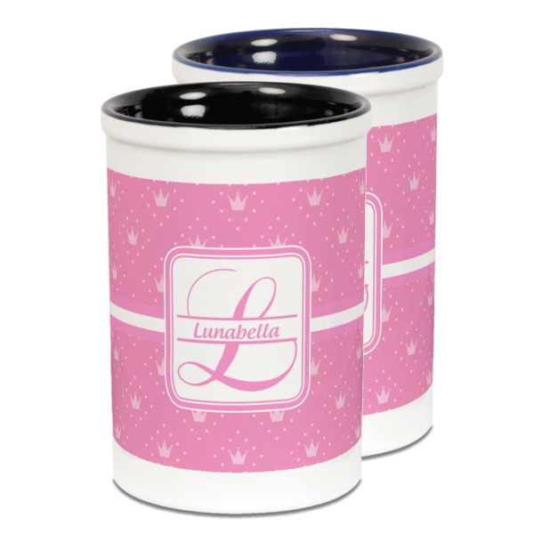 Custom Design Your Own Ceramic Pencil Holder - Large