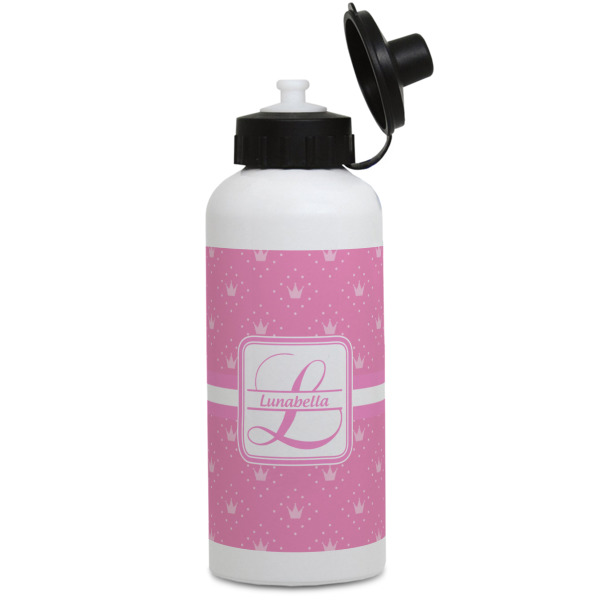 Custom Design Your Own Water Bottles - Aluminum - 20 oz - White