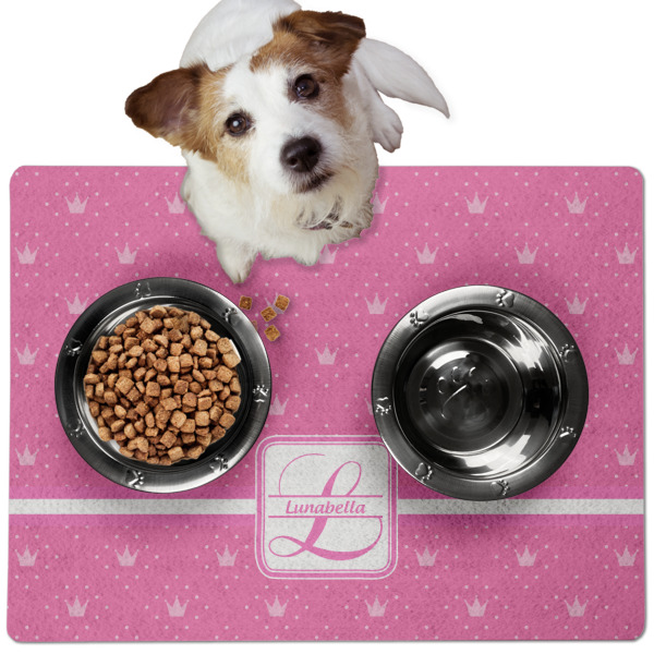 Custom Design - Dog Food Mat - Medium LIFESTYLE