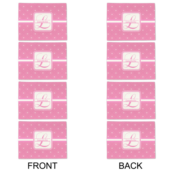 Custom Design - Linen Placemat - Double Sided - Approval - Set of 4