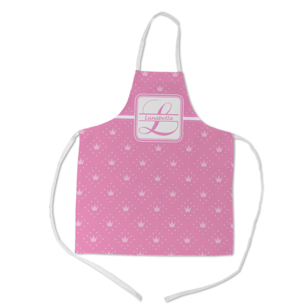 Custom Leopard Print Kid's Apron w/ Name and Initial