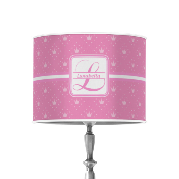 Custom Design - 8" Drum Lampshade - ON STAND (Poly Film)