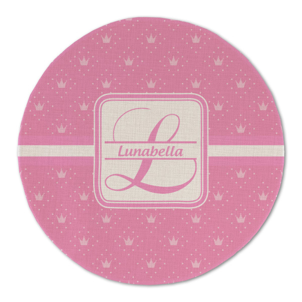 Custom Design - Round Linen Placemats - FRONT (Double Sided)