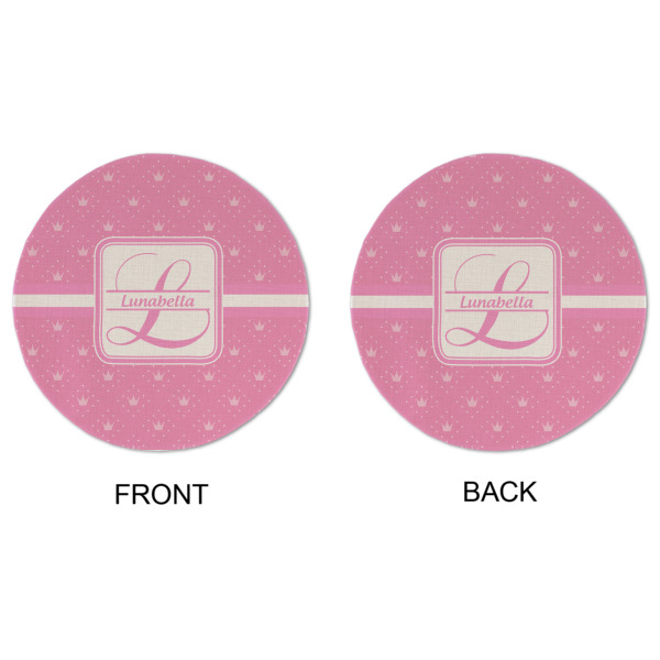 Custom Design - Round Linen Placemats - APPROVAL (double sided)