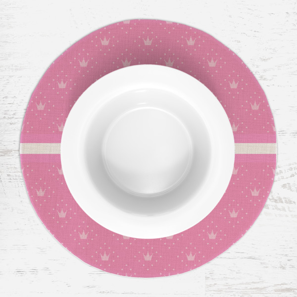 Custom Design - Round Linen Placemats - LIFESTYLE (single)