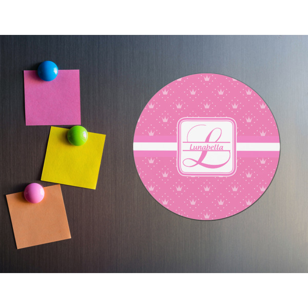 Custom Design - Round Fridge Magnet - LIFESTYLE