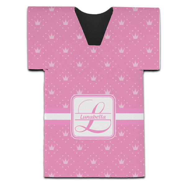 Custom Leopard Print Jersey Bottle Cooler (Personalized)