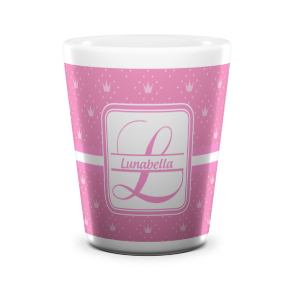 Custom Design - Ceramic Shot Glass - White - Front