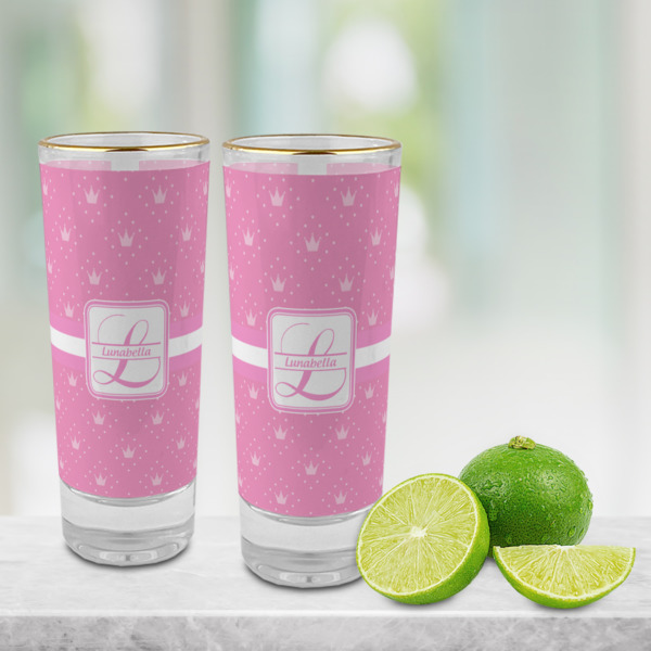 Custom Design - Glass Shot Glass - 2oz - Lifestyle