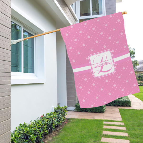 Custom Design - House Flags - Single Sided - LIFESTYLE