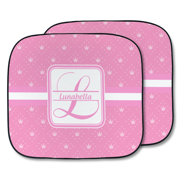 Custom Leopard Print Car Sun Shade - Two Piece (Personalized)