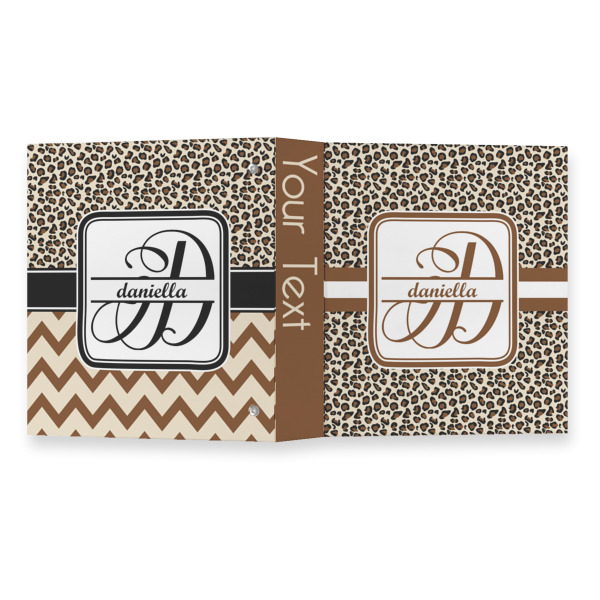 Custom Design - 3 Ring Binders - Full Wrap - 1" - Open Outside