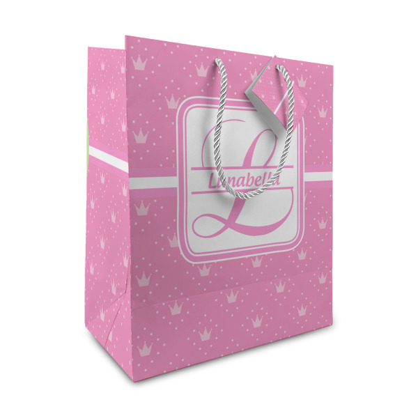 Custom Leopard Print Medium Gift Bag (Personalized)