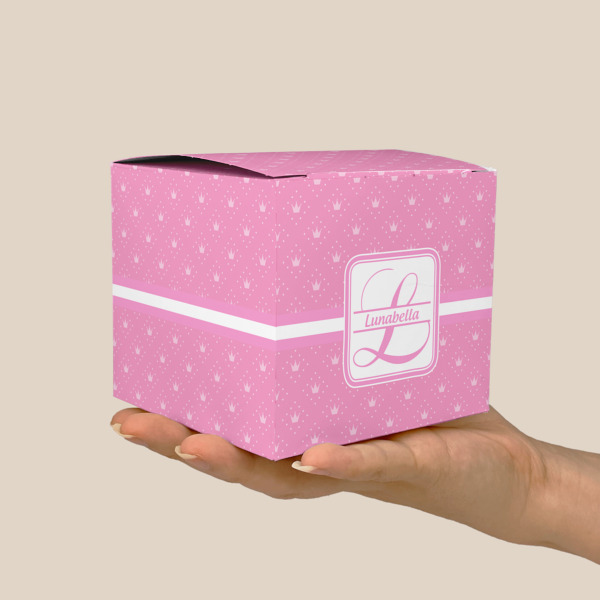Custom Design - Cube Favor Gift Box - Scale View