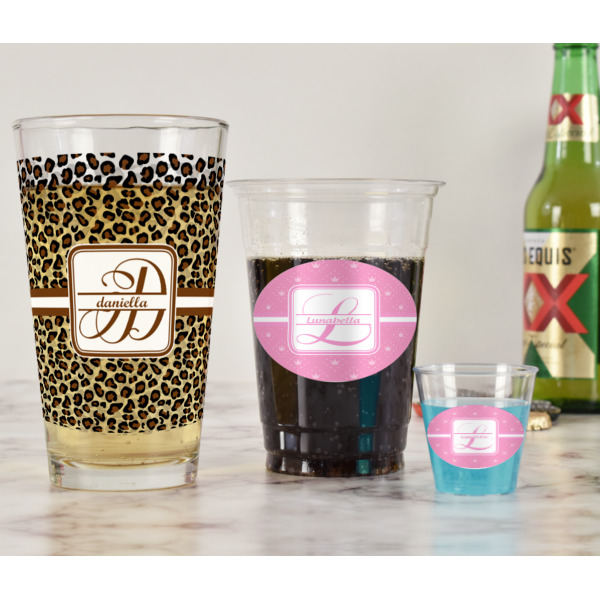 Custom Design - Pint Glass - Full Fill w Transparency - In Context