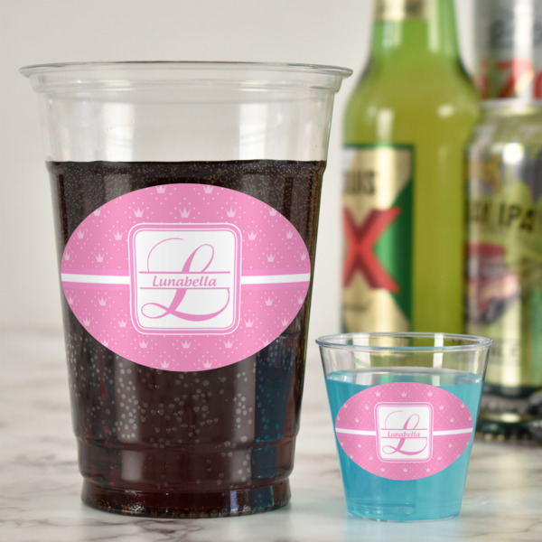 Custom Design - Plastic Shot Glasses - In Context