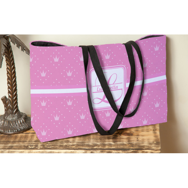 Custom Design - Tote w/Black Handles - Lifestyle View