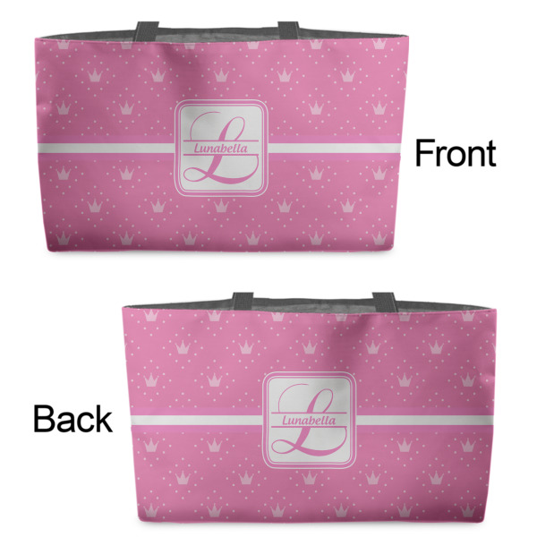 Custom Design - Tote w/Black Handles - Front & Back Views