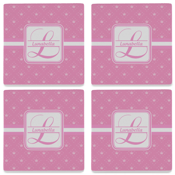 Custom Design - Set of 4 Stone Coasters - See All 4 View
