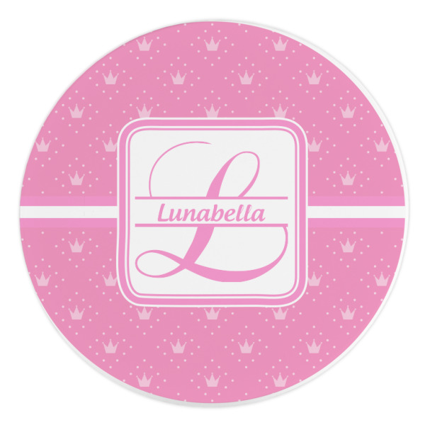 Custom Leopard Print Round Stone Trivet (Personalized)