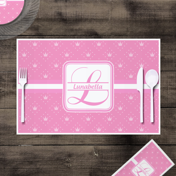 Custom Design - Disposable Paper Placemat - In Context