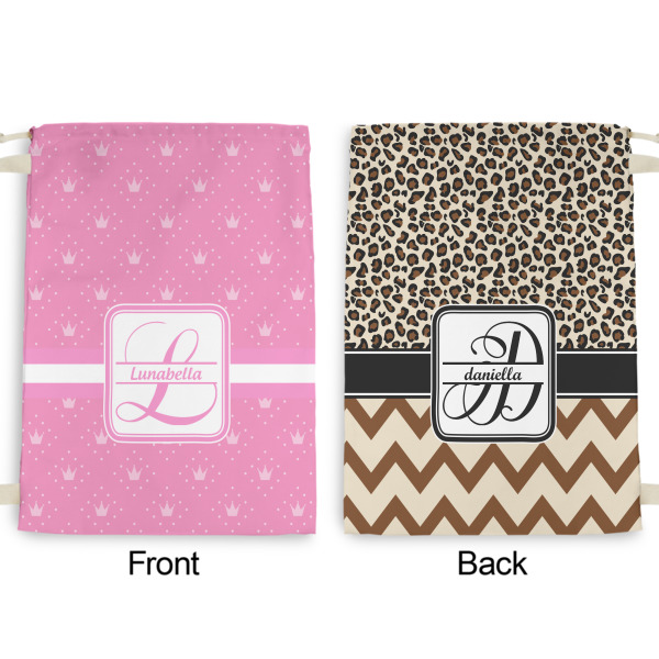 Custom Design - Large Laundry Bag - Front & Back View