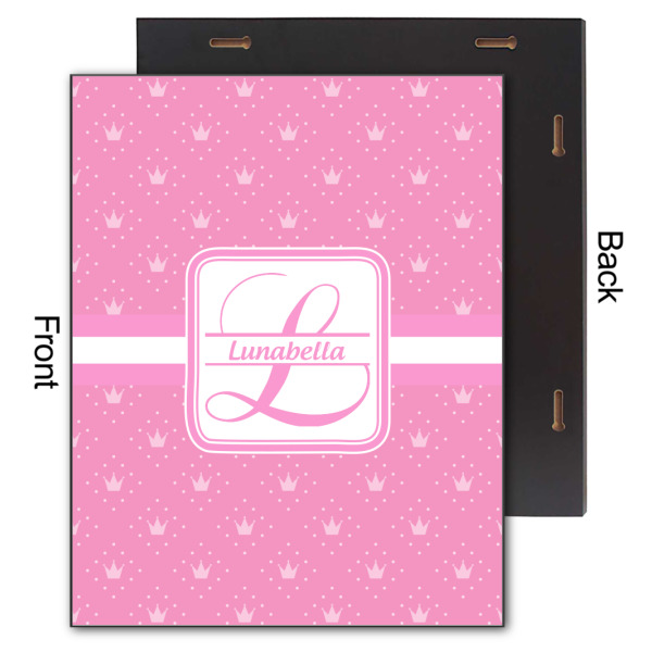 Custom Design - 11x14 Wood Print - Front & Back View