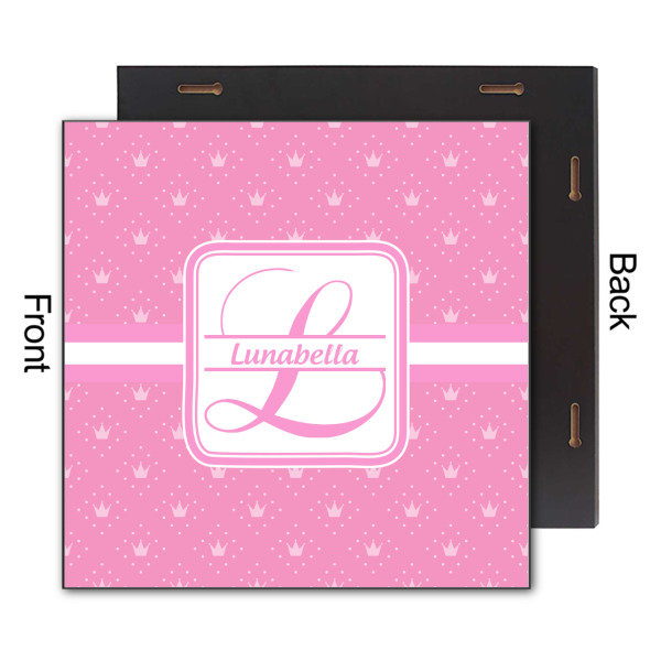 Custom Design - 12x12 Wood Print - Front & Back View