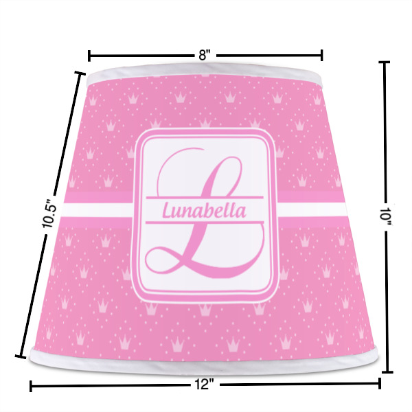 Custom Design - Poly Film Empire Lampshade - Dimensions