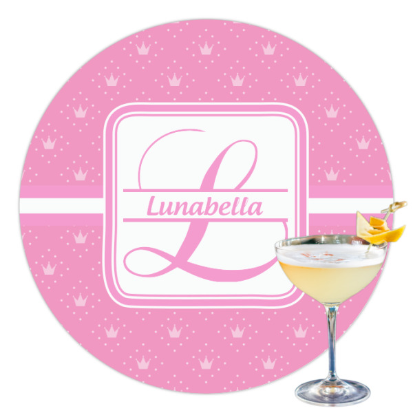 Custom Leopard Print Printed Drink Topper - 3.5" (Personalized)