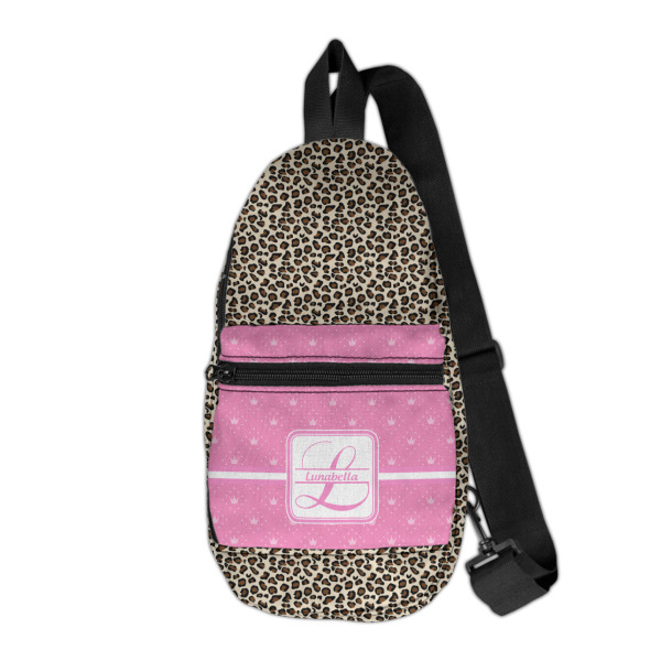 Custom Leopard Print Sling Bag (Personalized)