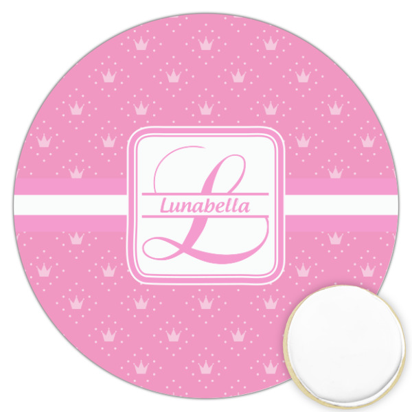 Custom Leopard Print Printed Cookie Topper - 3.25" (Personalized)